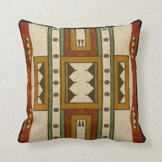 Cheyenne-Art 1860's parfleche Entwurf Kissen