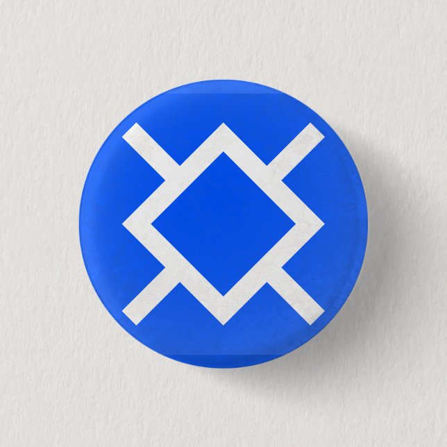 Cheyenne-Flagge Button (Vorderseite)