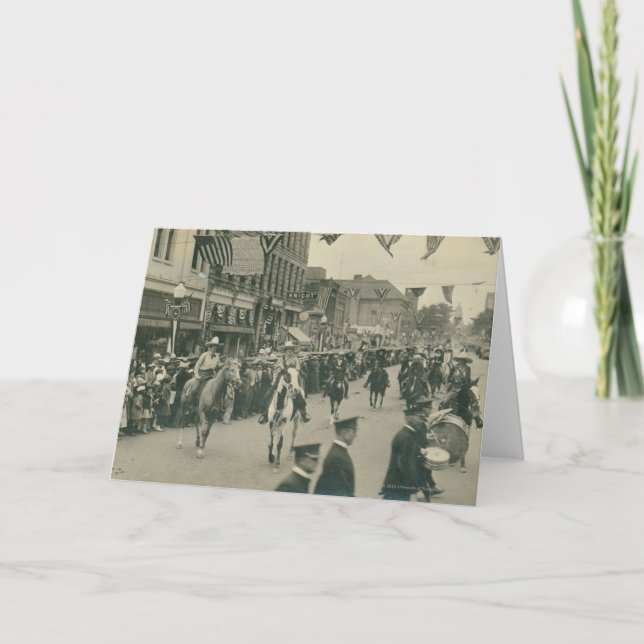 Cheyenne Frontier Days Parade. Karte (Vorderseite)