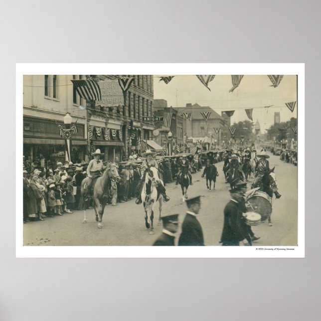 Cheyenne Frontier Days Parade. Poster (Vorne)