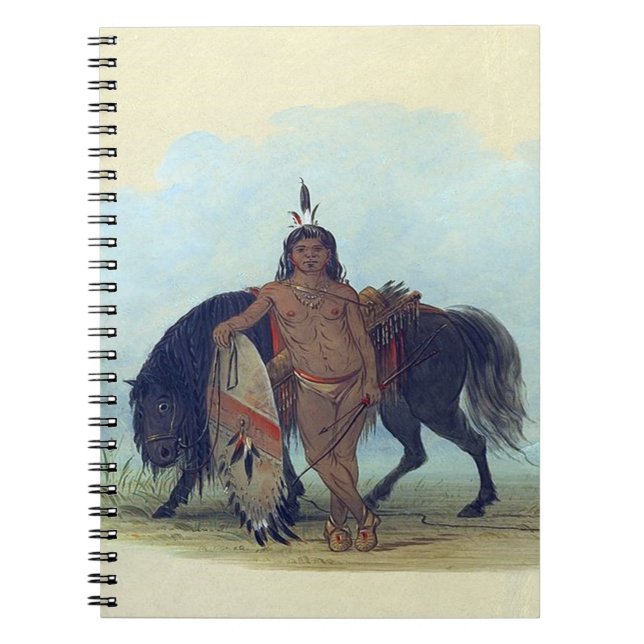 Cheyenne Indian Warrior Notizblock (Vorderseite)