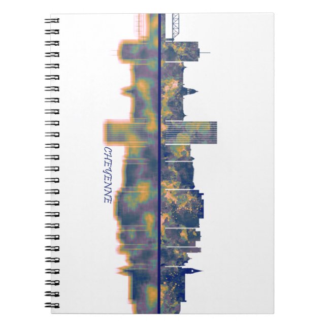 Cheyenne Skyline Notizblock (Vorderseite)