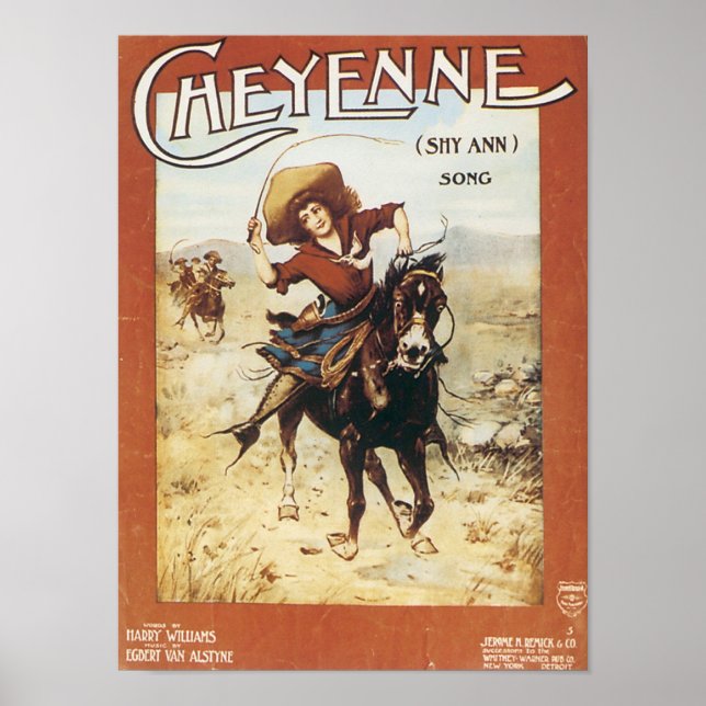 Cheyenne Vintag Songbook Cover Poster (Vorne)