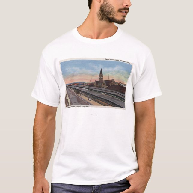 Cheyenne, WY - Gewerkschafts-pazifische T-Shirt (Vorderseite)