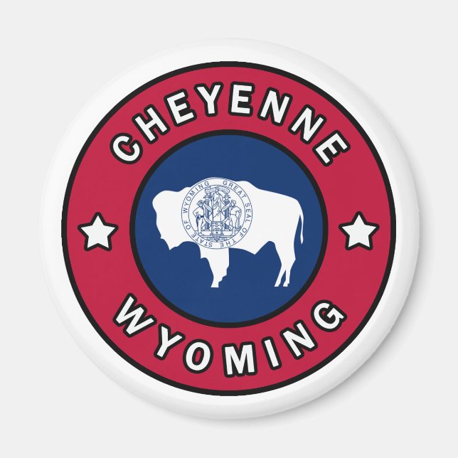 Cheyenne Wyoming Magnet (Vorne)