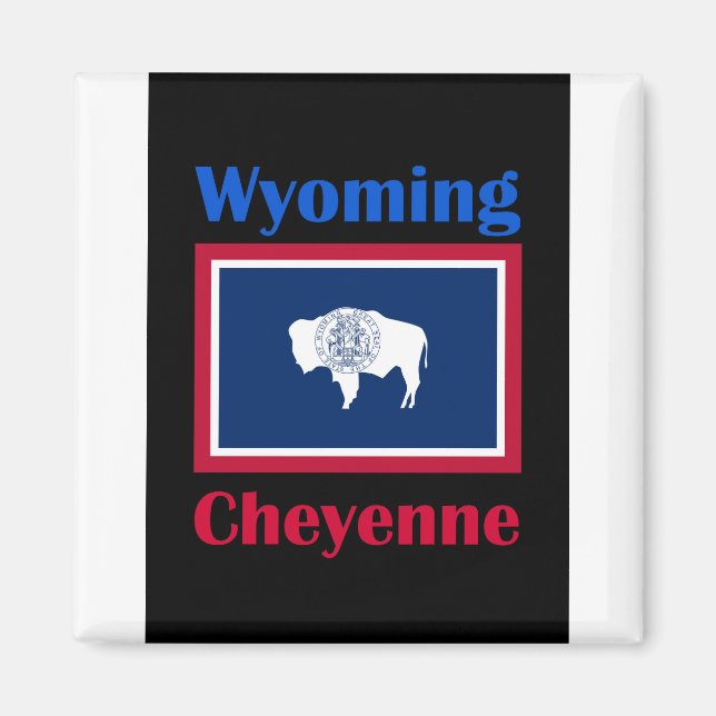 Cheyenne Wyoming Magnet (Vorne)