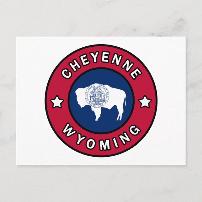 Cheyenne Wyoming Postkarte (Vorderseite)