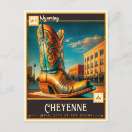 Cheyenne, Wyoming | VINTAG Postkarte