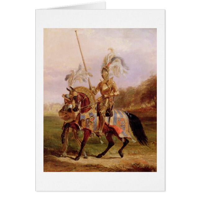 Chez Eglinton, seigneur du tournoi, 1840 (huile (Devant)