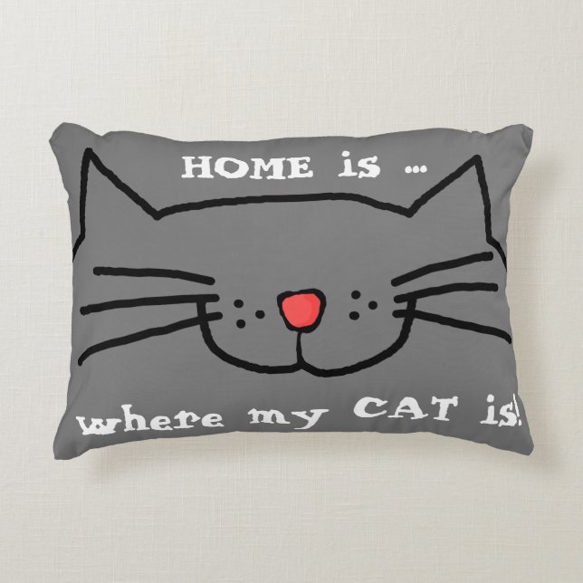 Chez moi, mon chat est Coussin (Devant)
