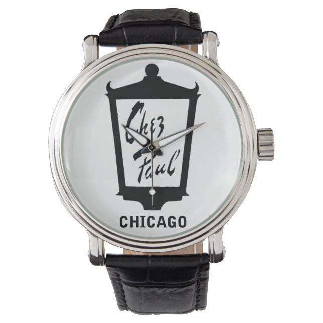 Chez Paul French Restaurant, Chicago Armbanduhr (Vorderseite)