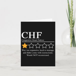 Chf Warrior Nftw kongestive Herzinsuffizienz Karte