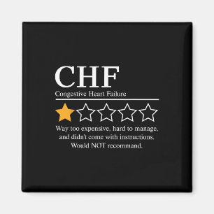 Chf Warrior Nftw kongestive Herzinsuffizienz Magnet