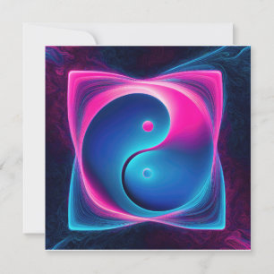 Chi Fusion: Vibrant Yin Yang Energies Feiertagskarte