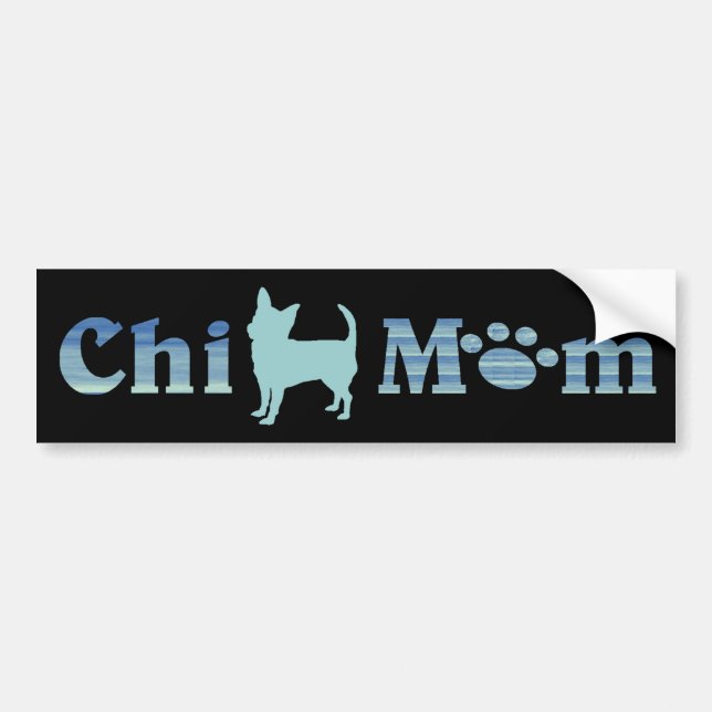 Chi Mama Chihuahua Mama Autoaufkleber (Vorne)