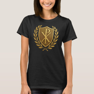 Chi-Rho christlich katholische Symbole T-Shirt