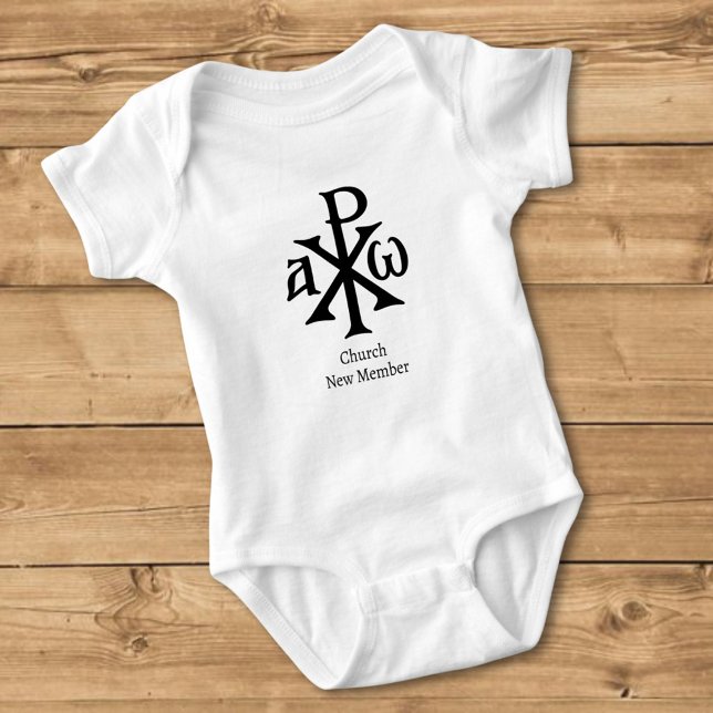 Chi Rho Christogram Baby Strampler (Von Creator hochgeladen)
