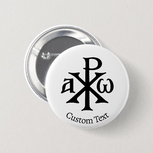 Chi Rho Christogram Button (Vorne & Hinten)