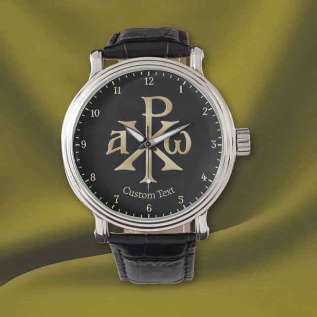 Chi-Rho-Christogramm Armbanduhr (Von Creator hochgeladen)