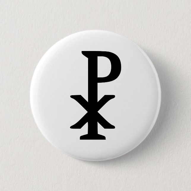 Chi Rho - Jesus Button (Vorderseite)