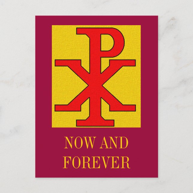 CHI-RHO POSTKARTE (Vorderseite)