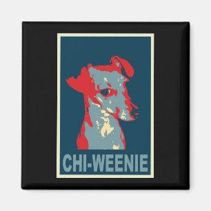 Chi-Würstchen Obama-Art-Magnet Magnet