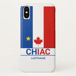 Chiac Acadian Canadian Flag Personalize Case-Mate iPhone Hülle