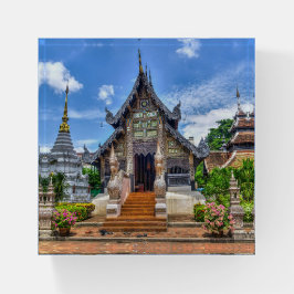 Chiang Mai temple Foto Briefbeschwerer