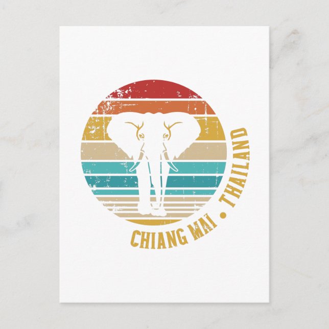 Chiang Mai Thailand Postkarte (Vorderseite)