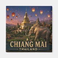 🧲 Chiang Mai Thailand Reiseerinnerung für Besuche