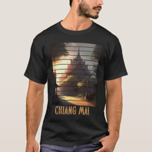 Chiang Mai Thailand, Rucksacktourismus und Digital T-Shirt