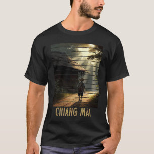 Chiang Mai Thailand, Rucksacktourismus und Digital T-Shirt
