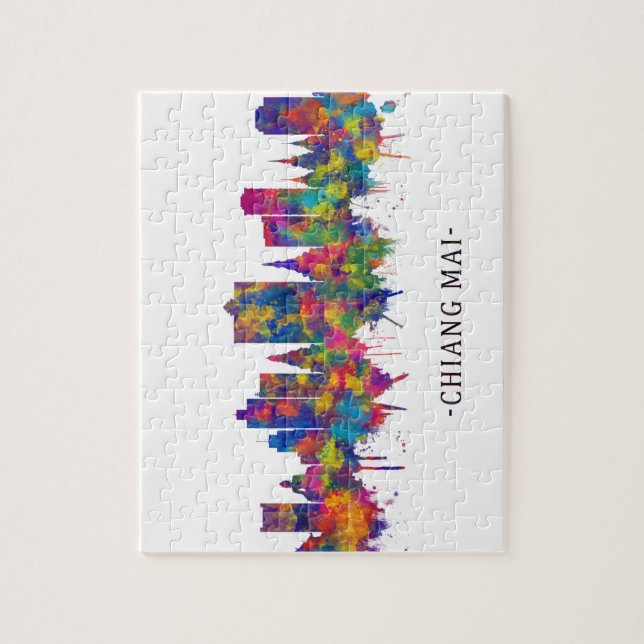 Chiang Mai Thailand Skyline (Vertikal)