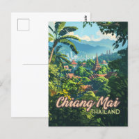 Chiang Mai Thailand Tempel Asien Gebirge Vintag