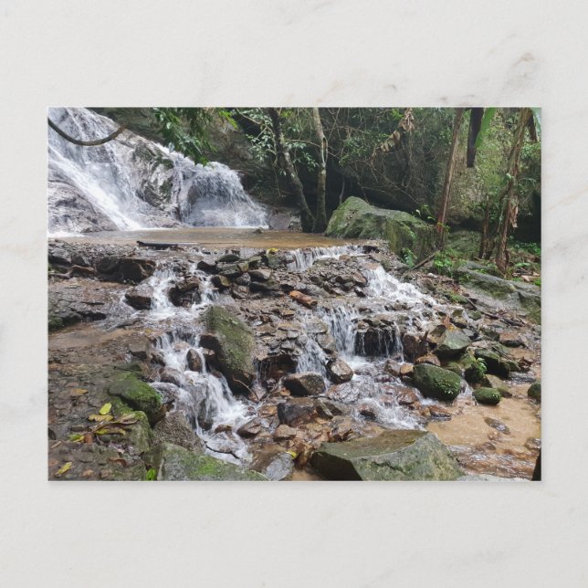Chiang Mai Thailand Wasserfälle Postkarte (Vorderseite)