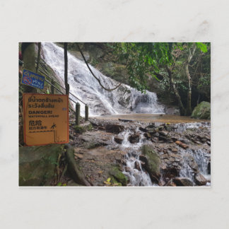 Chiang Mai Thailand Wasserfälle Postkarte