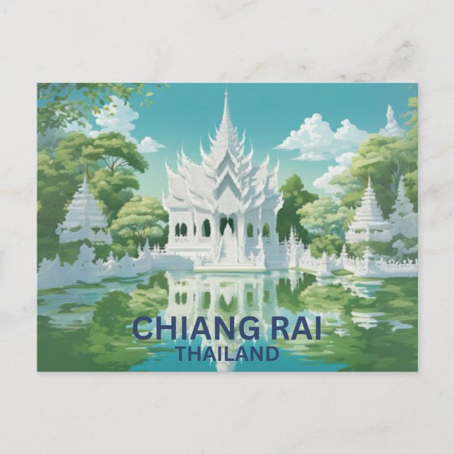 Chiang Rai Postkarte (Vorderseite)
