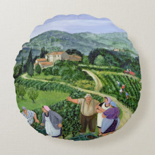 Chianti Classico Landhaus Trasqua Rundes Kissen