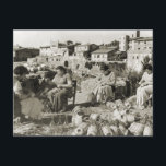 Chianti-Flaschenverschlüsse für Wein Postkarte<br><div class="desc">Weinherstellung 1900, Weinherstellung Chiantiflaschen</div>
