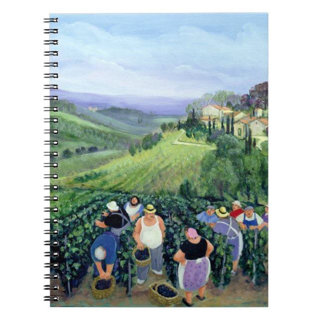 Chianti Landschaft Notizblock (Vorderseite)