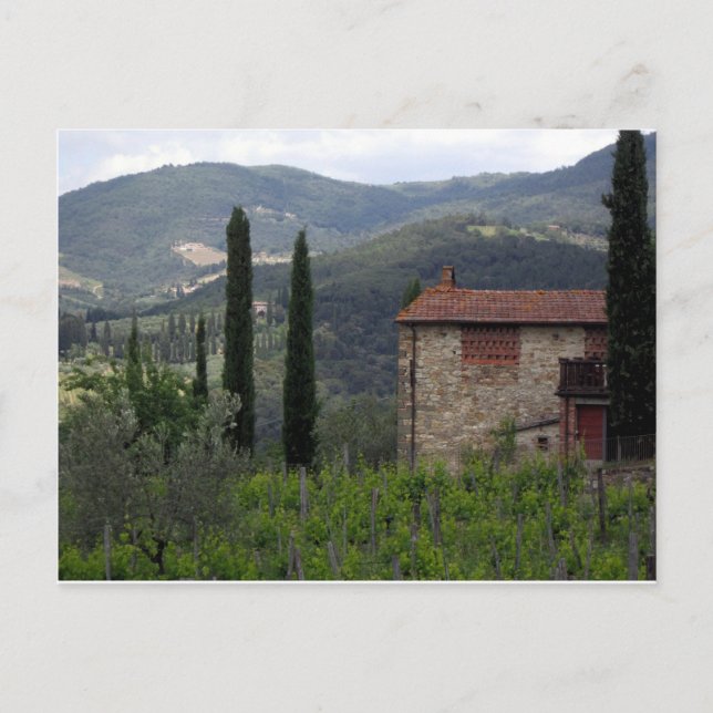 Chianti Postcard Postkarte (Vorderseite)