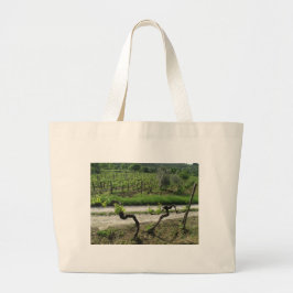 Chianti Weinberg in der Toskana-Wein-Region Jumbo Stoffbeutel