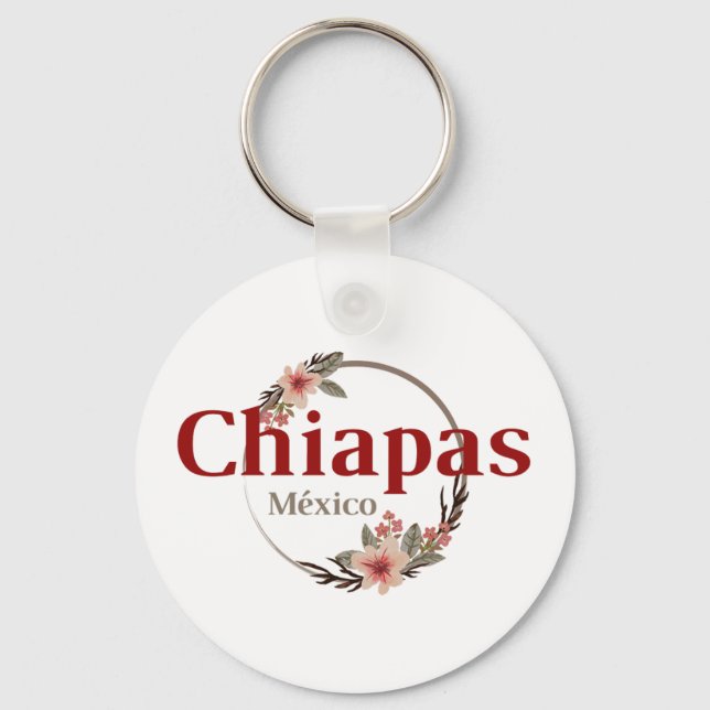 Chiapas Mexico Reiseziel Bridesmaid Schlüsselanhänger (Vorderseite)
