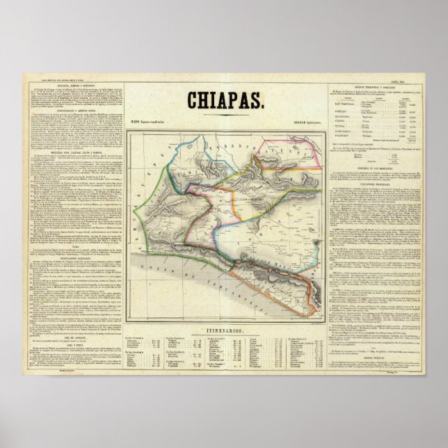 Chiapas, Mexiko Poster (Vorne)