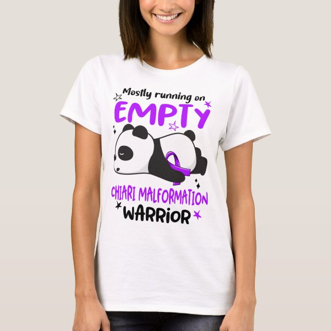 Chiari Malformation Awareness Ribbon Support Gesch T-Shirt (Vorderseite)