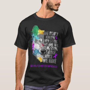 Chiari Malformation Awareness Ribbon Support Gesch T-Shirt