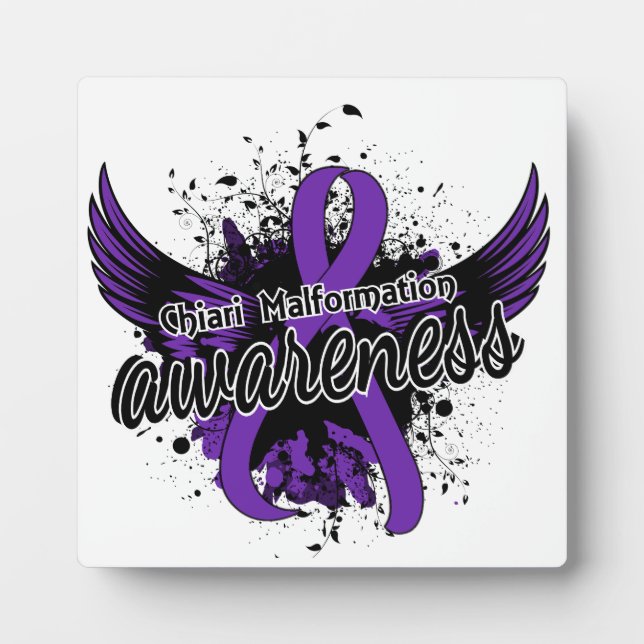 Chiari Malformation Bewusstsein 16 Fotoplatte (Vorderseite)