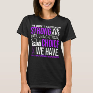 Chiari Malformation Bewusstsein für die Auswahl T-Shirt