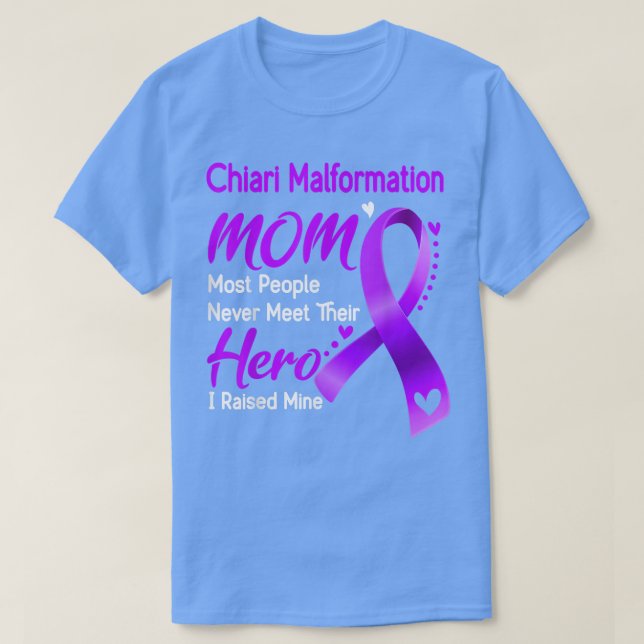 Chiari Malformation Mama I Anheben der Liebe von M T-Shirt (Design vorne)