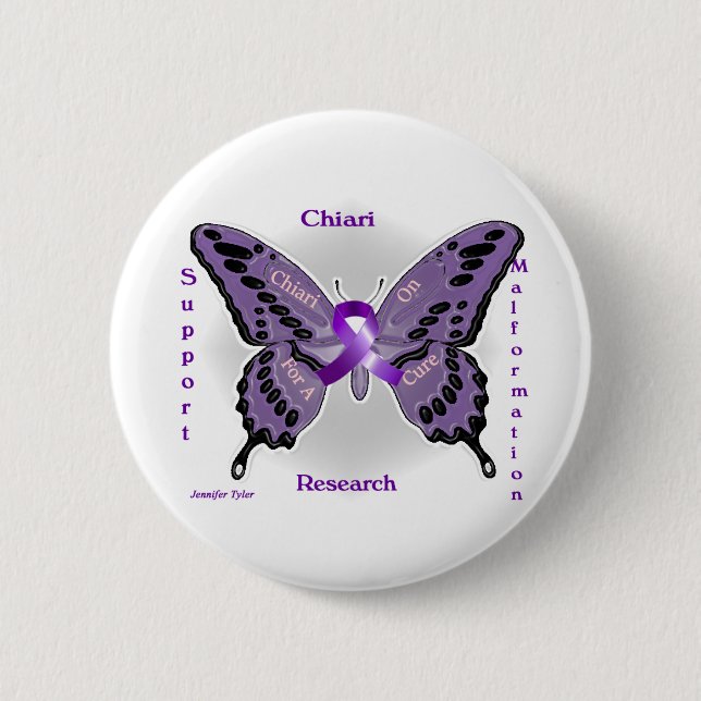 Chiari Missbildung: Chiari an! Button (Vorderseite)